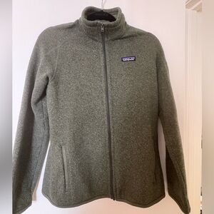 Patagonia Green Utility Jacket with Standing Collar